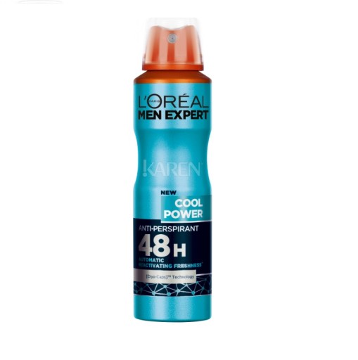 L'Oreal Paris Men Expert antyperspirant w sprayu Cool Power 48H 150 ml