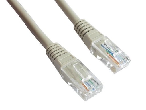 PATCHCORD RJ45/0.25-GREY UTP 0.25m kat.5e ABCV