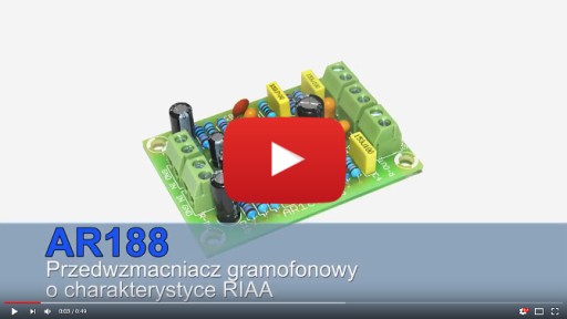 Комплект фонокорректора AR188 RIAA