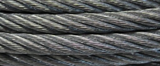 lina stalowa z hakiem HS - 5mm x 25m 1,80t 6x19