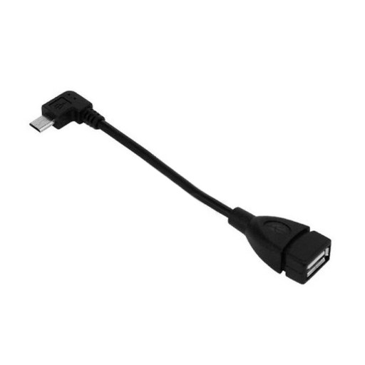 УГОЛ Адаптерный кабель HOST Micro USB 2.0 OTG ПРАВЫЙ