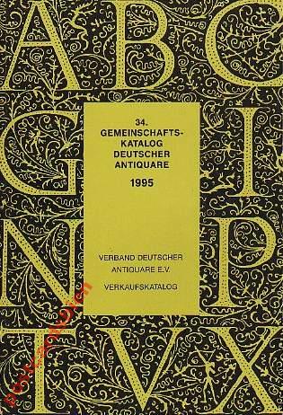 25825 34 и 35 Gemeinschaftskatalog Deutscher Antiquare