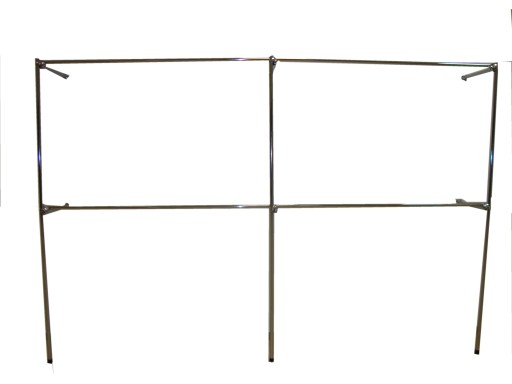 STOJAK ODZIEŻOWY 100 CM, WIESZAK, REGAŁ