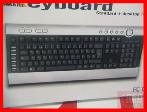 RED Klawiatura Unitek Rosyjska Ultra Flat Cyrylica