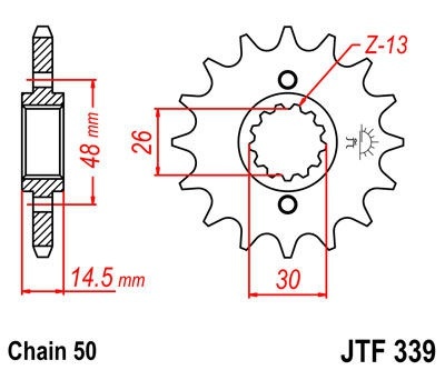 Комплект приводов VFR800 RC46 RK 530XSO Z1+JT