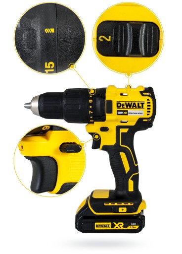 БЕСЩЕТОЧНАЯ отвертка 18В DCD777S2T DeWalt 32шт.