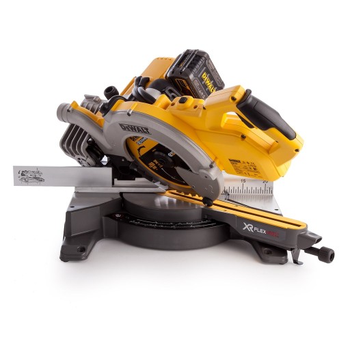 Аккумуляторная торцовочная пила DeWalt DCS778T2 Flexvolt, 54 В, аккумуляторная пила