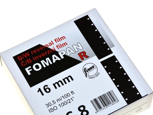 Fomapan R 100 DS8 16 мм обратимый фильм для камер