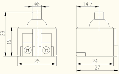 Переключатель кофемолки EINHELL TE-AG 125/750