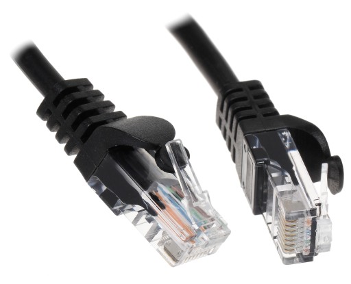 PATCHCORD RJ45/0.2-BLACK kat.5e CZARNY 0.2m ABCV