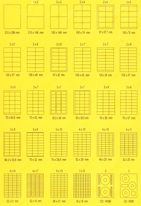 Этикетки самоклеящиеся 210х148,2 мм, А4, 200 шт.