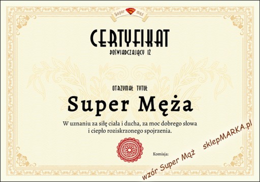 Mąż na medal Pantofle - super prezent dla Niego 45