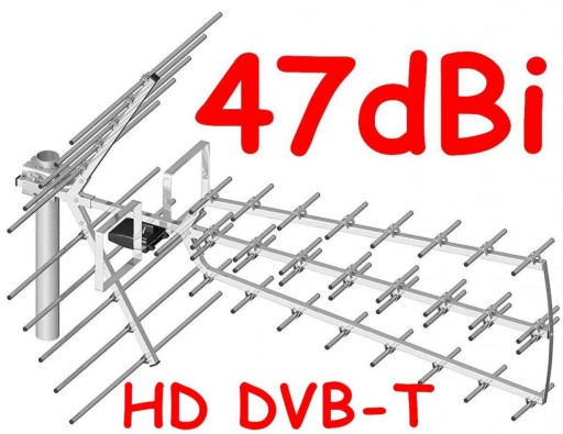 Самая мощная DVB-T АНТЕННА С УСИЛИТЕЛЕМ до 47 дБи