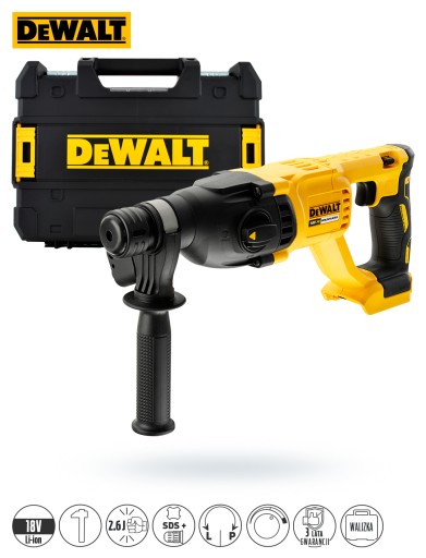 DeWalt DCH133NTMУдарная дрель 18V 2.6j SDS+ CASE