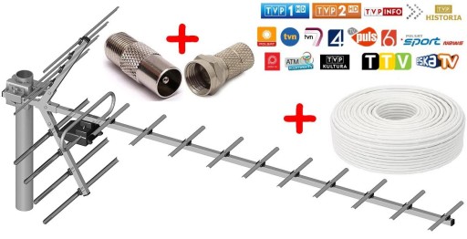 Antena telewizyjna DIPOL 19/21-69 DVB-T + Kabel +F