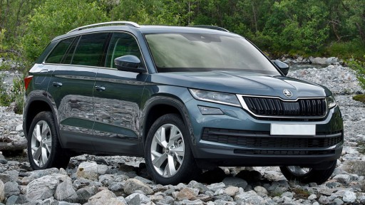 Skoda Kodiaq Накладка заднего бампера, сталь.