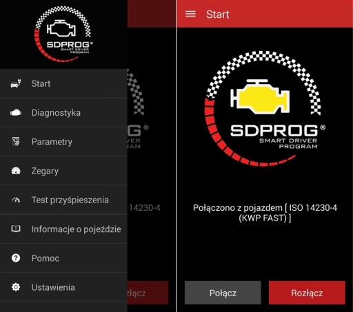 ICAR PRO BT Bluetooth OBD2 OBDII SDPROG PL Android