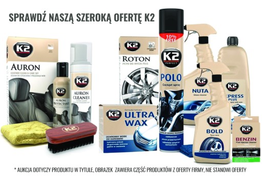 K2 NUTA PIANKA DO MYCIA SZYB LUSTEREK SPRAY 600ML