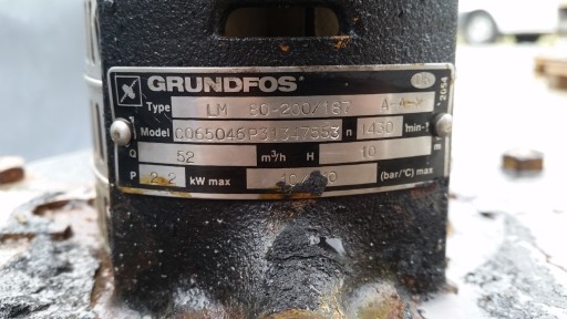 Циркуляционный насос Grundfos LM 80-200/187