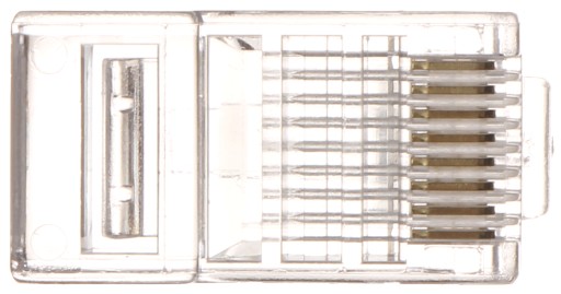 Wtyk przelotowy RJ45T*P100 opakowanie 100szt.