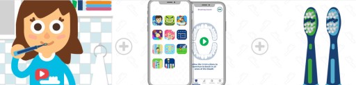 Насадка для зубной щетки Playbrush SMART Green