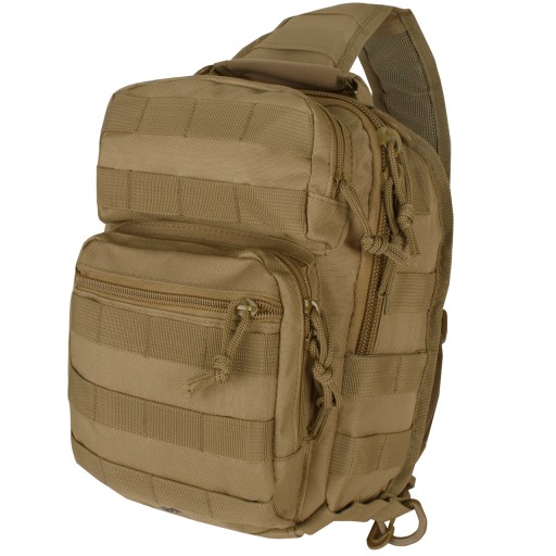 Рюкзак Mil-Tec One Strap Assault 10 л в форме койота