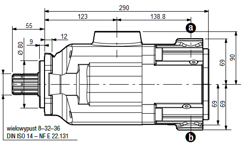 ПРЯМОПОРШНЕВОЙ НАСОС PA2x50 0511555 HYDRO LEDUC