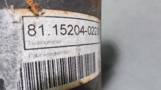 ВЫХЛОПНАЯ ТРУБА ГЛУШИТЕЛЬ EXHAUST MAN 81152040223