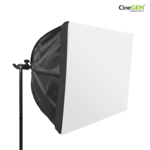 2x lampa SOFT BOX 50x50 cm ŻARÓWKA 85W STATYW