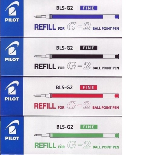 Гелевой стержень для ручки PILOT G-2, 4 цвета на выбор