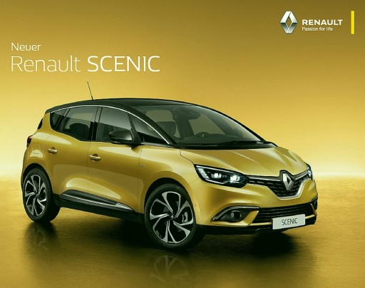 Брошюра Renault Scenic модель 2017 Австрия