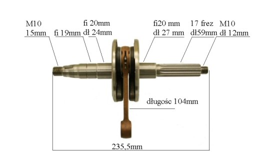 ZIPP QUANTUM CRANKSHAFT 2T 17 подшипников без фрезы