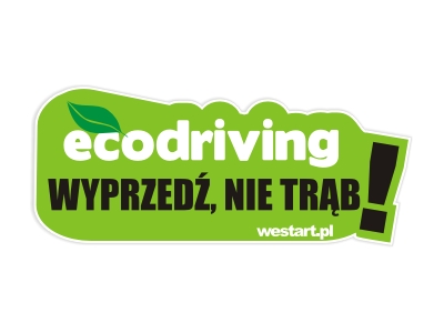 Наклейка на автомобиль EcoDriving Наклейка Eco Driving *16см