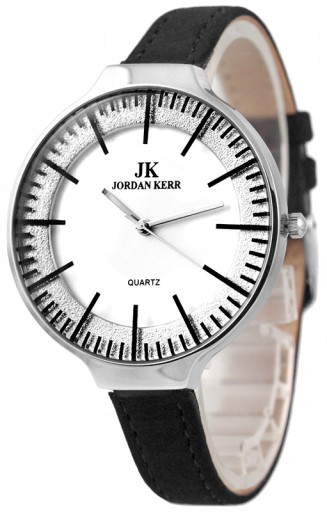 Женские часы JORDAN KERR с большим прозрачным циферблатом