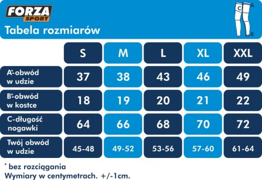 NOGAWKI OCIEPLACZE JESIEŃ ZIMA FORZA ARCO M