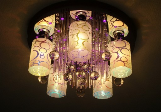 370 NOWOCZESNY ŻYRANDOL LAMPA SUFITOWA PLAFON LED