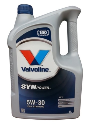 МАСЛО VALVOLINE SYNPOWER MST C4 5W30 5л