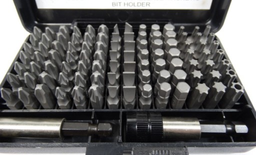 HITACHI ZESTAW BITÓW 100EL BITY TORX HEX WKRĘTAKI