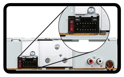 Кубик, разъем ISO для магнитолы Kenwood KMM-122Y