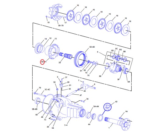 КОРПУС ТОРМОЗА CAT 416C 416D 420D 1561933