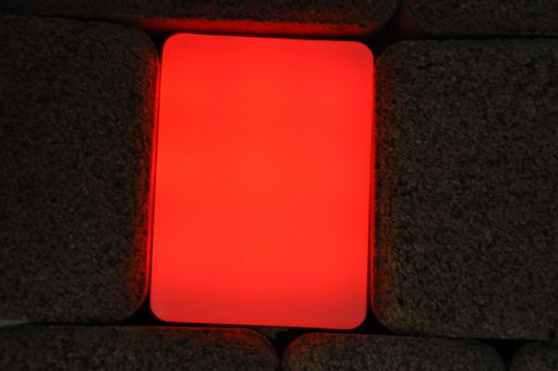 Zestaw 12 x Świecąca kostka brukowa LED 9X12 cm