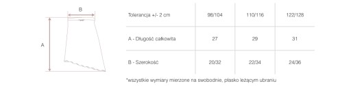 БАЛЕТНАЯ ТАНЦЕВАЛЬНАЯ ЮБКА Z1 LB 122/128