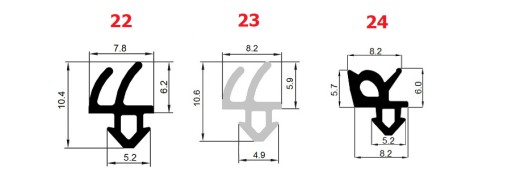 Уплотнитель для окон Оконные уплотнители VEKA COMPLET s-1127 s1126
