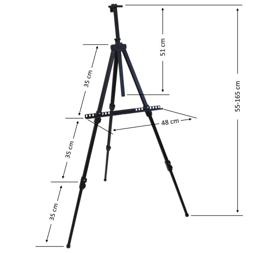 АЛЮМИНИЕВЫЙ СКЛАДНОЙ EAEL + ДОСКА ДЛЯ ЧЕРТЕЖА 40x60 см