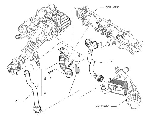 Zaślepki kolektora ssącego Fiat Alfa Jeep 2.0 JTDM