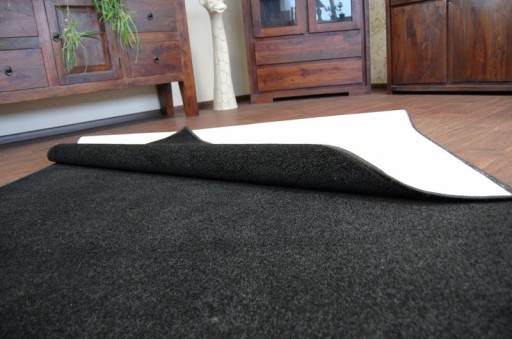 DYWAN GŁADKI JEDNOLITY czarny DO SALONU SYPILANI DZIECIĘCY 300x350 cm