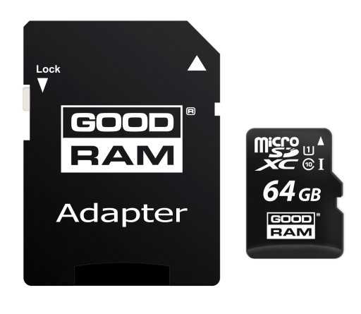 КАРТА ПАМЯТИ GOODRAM MICRO SDXC 64 ГБ КЛАСС 10 UHS