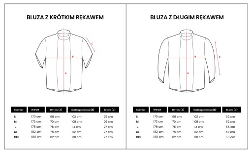 Bluza kucharska - kitel czarny + łowicki M krótki