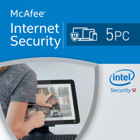 McAfee Internet Security 5 УСТРОЙСТВ 1 ГОД