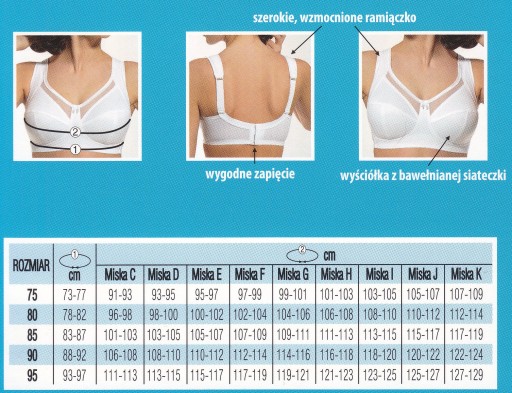 Biustonosz miękki Viki 582 Maja beżowy 90D